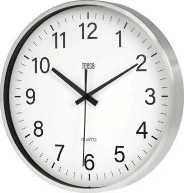 Teesa Wall clock 30 cm silver