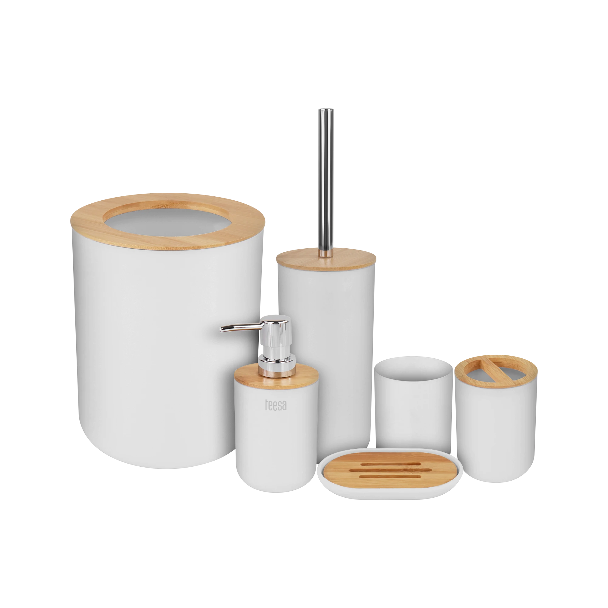 Teesa Set of Teesa bathroom accessories