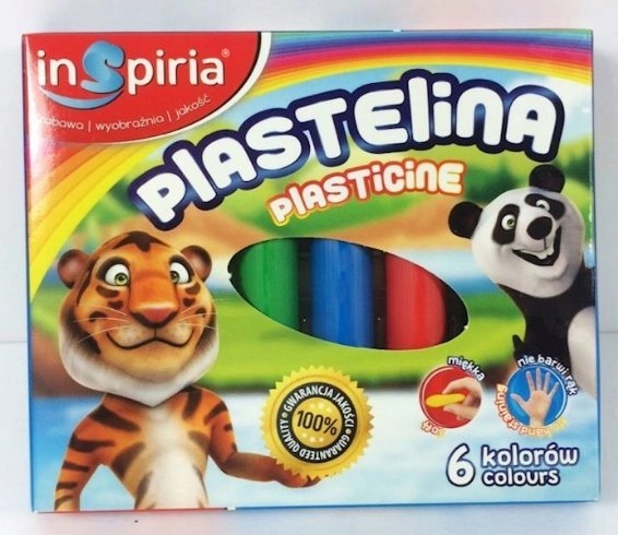 Teka Plastelina 6 kolorów 528863 5902414003798