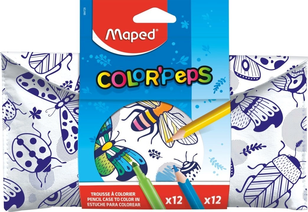 Colorpeps pencil case for coloring +