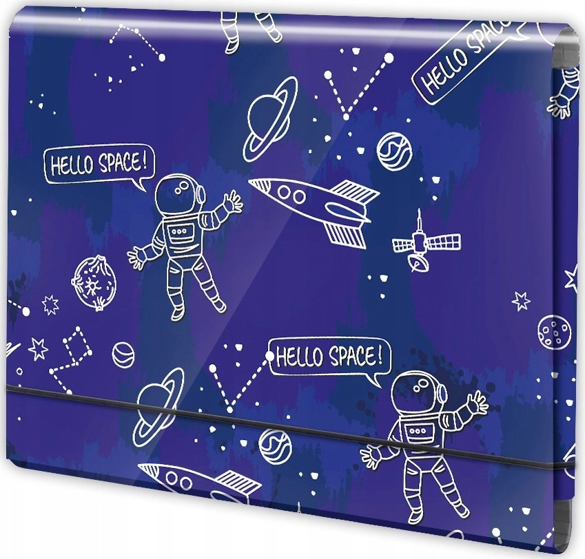 A4 foldable folder with elastic band