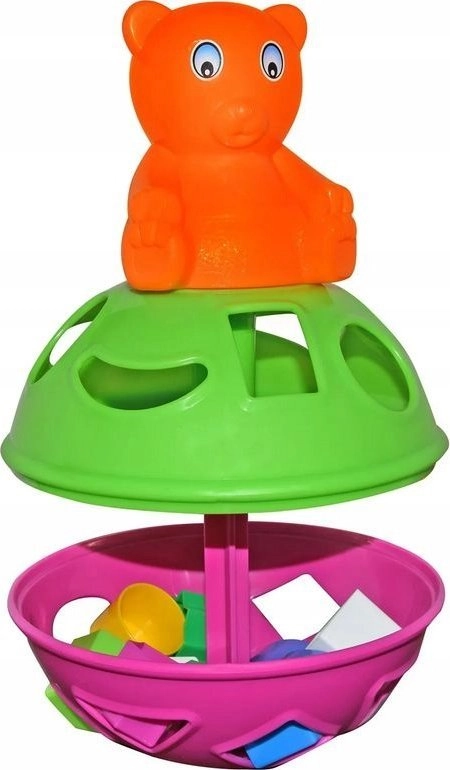 Sorter Educational teddy bear with a