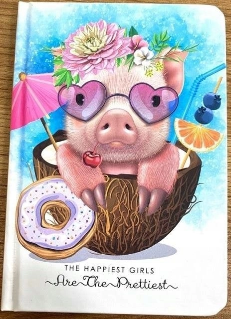 Decorative notebook A6/64K smooth TW Świnka