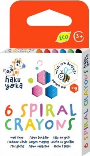 Spiral crayons - 6 colors 583204