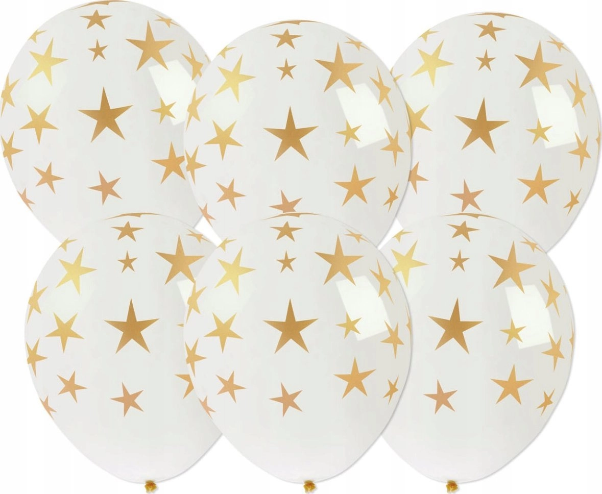 Teka Balloons with gold star print