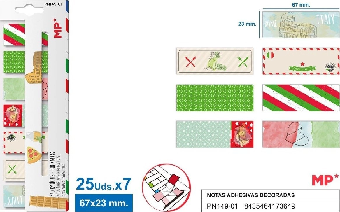 Portfolio Sticky notes indexing Italy 598314