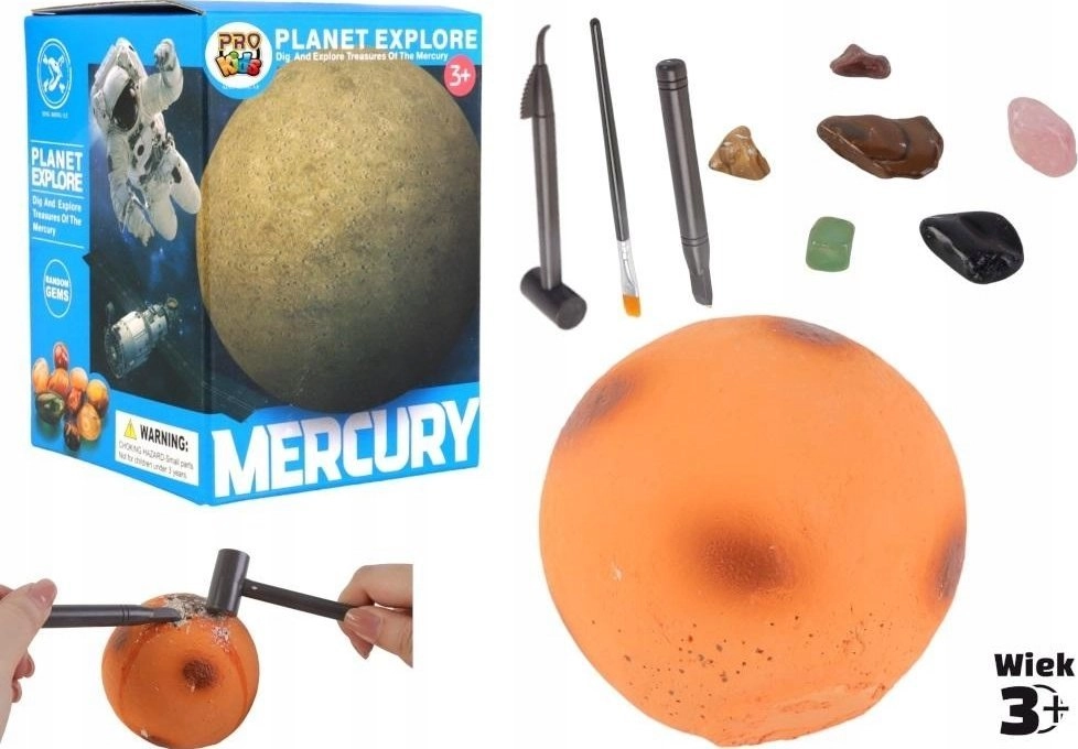 Excavation of minerals of the planet