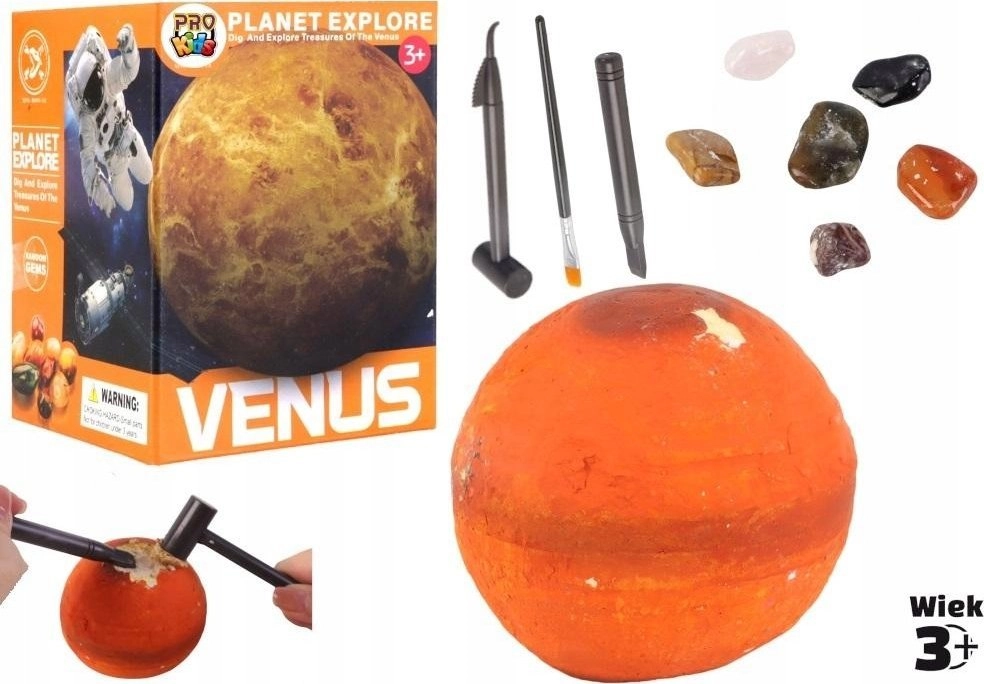 Excavation of minerals of the planet