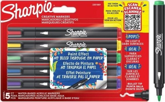 Sharpie Creative Marker Round Tip Acrylic