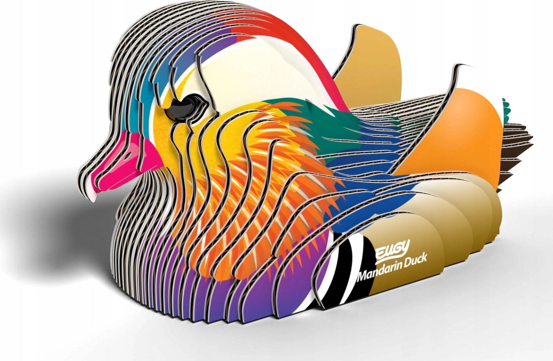 Eugy Mandarin Duck. Eco 3D Puzzle