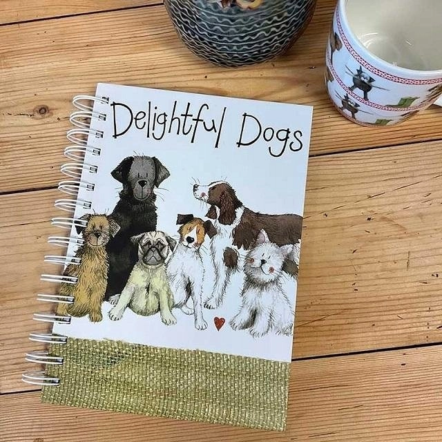 Notebook A5/100K SJ08 6 dogs TW