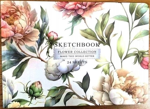 Sketchbook A5/24K smooth Bright flowers 624535