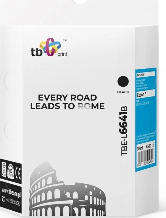 Tusz do Epson L100/110/200/210/3xx/550 Black TBE-L6641B