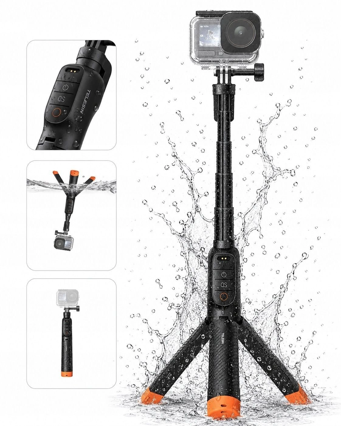 Selfie stick Telesin Selfie Stick Stick