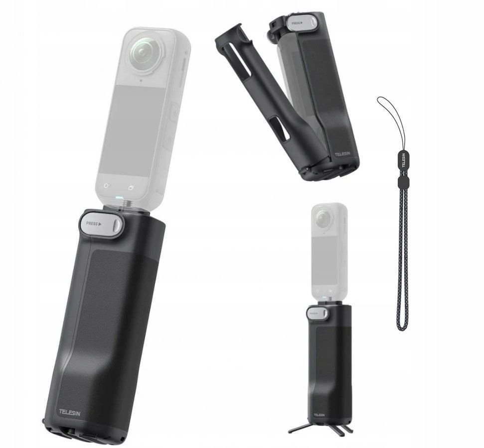Telesin Tripod Holder Grip Case Tripod