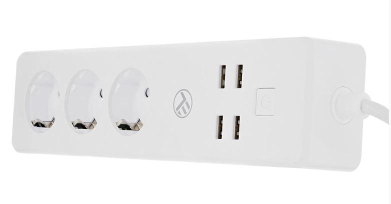 Tellur WiFi Power Strip  3 Outlets