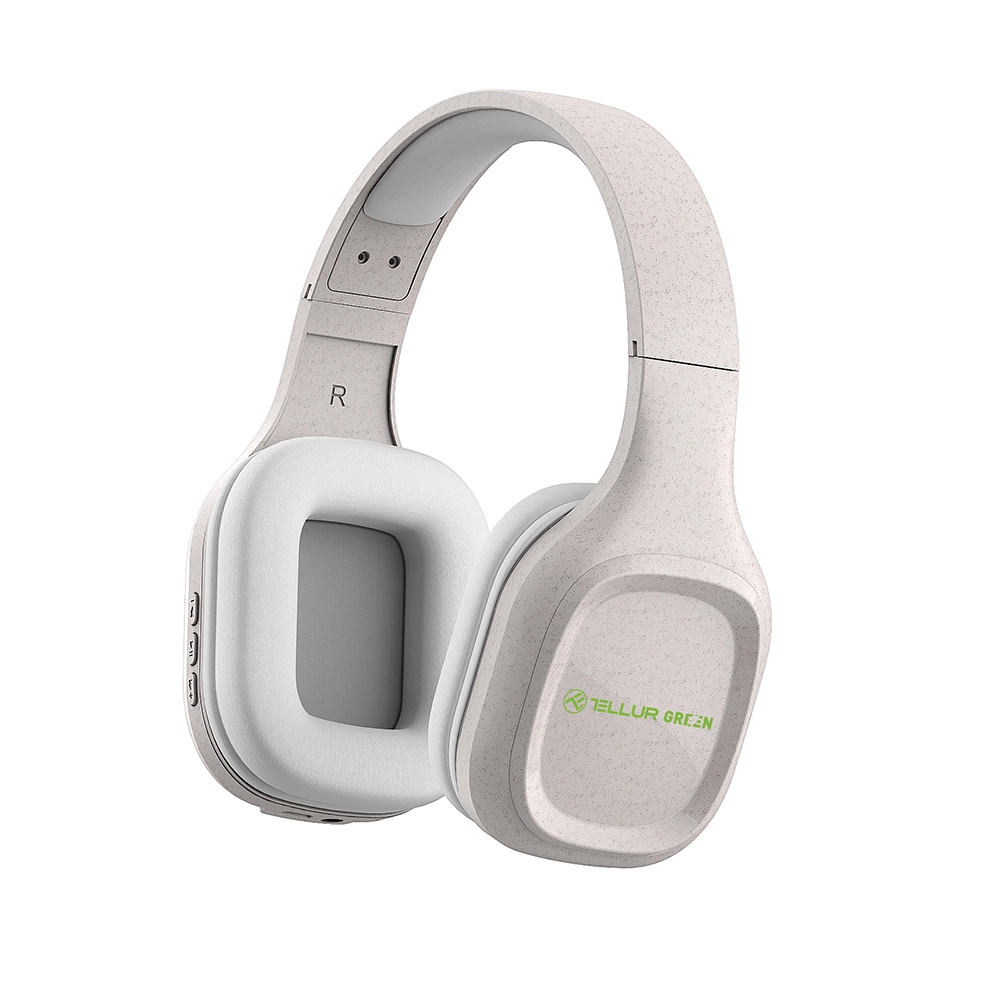 Tellur Green Bluetooth Over-Ear Headphones Pulse