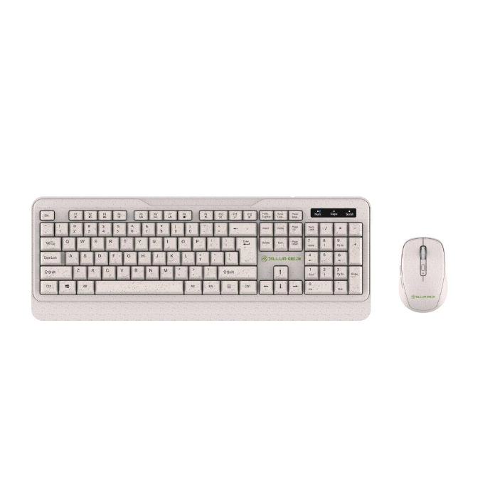 Tellur Green Wireless Keyboard and Mouse