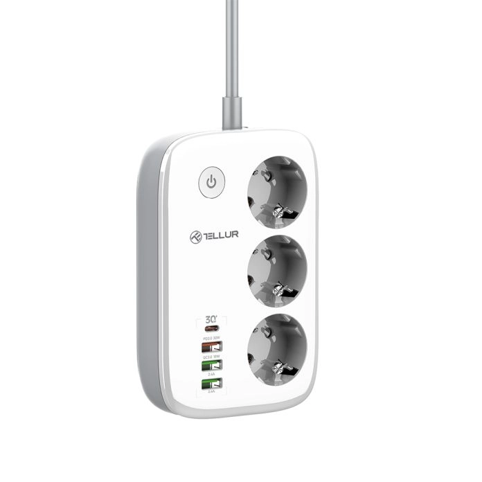 Tellur Smart WiFi Power Strip 3