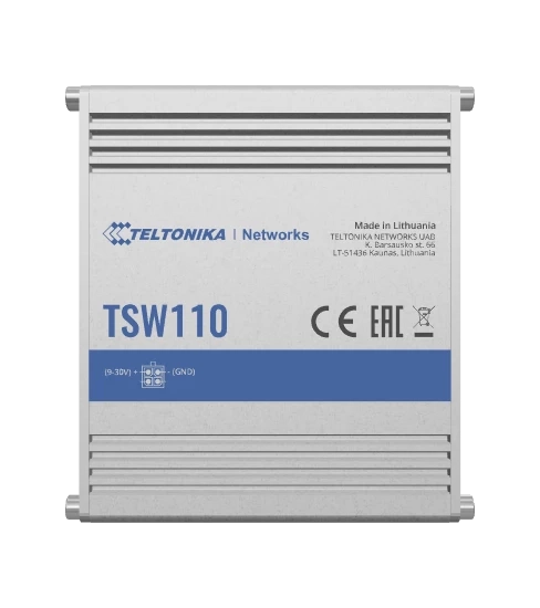 Teltonika TSW110 Unmanaged Gigabit Ethernet (10/100/1000)