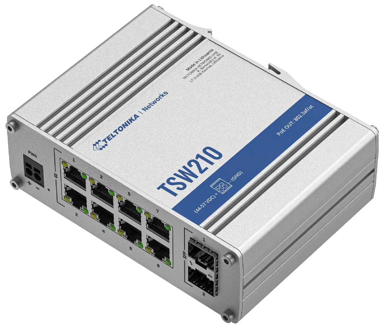 Teltonika TSW210 network switch Unmanaged Gigabit
