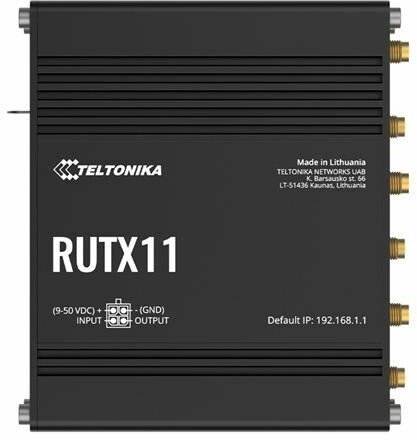 TELTONIKA NETWORKS�RUTX11�DUAL SIM Bluetooth 4G/LTE Router