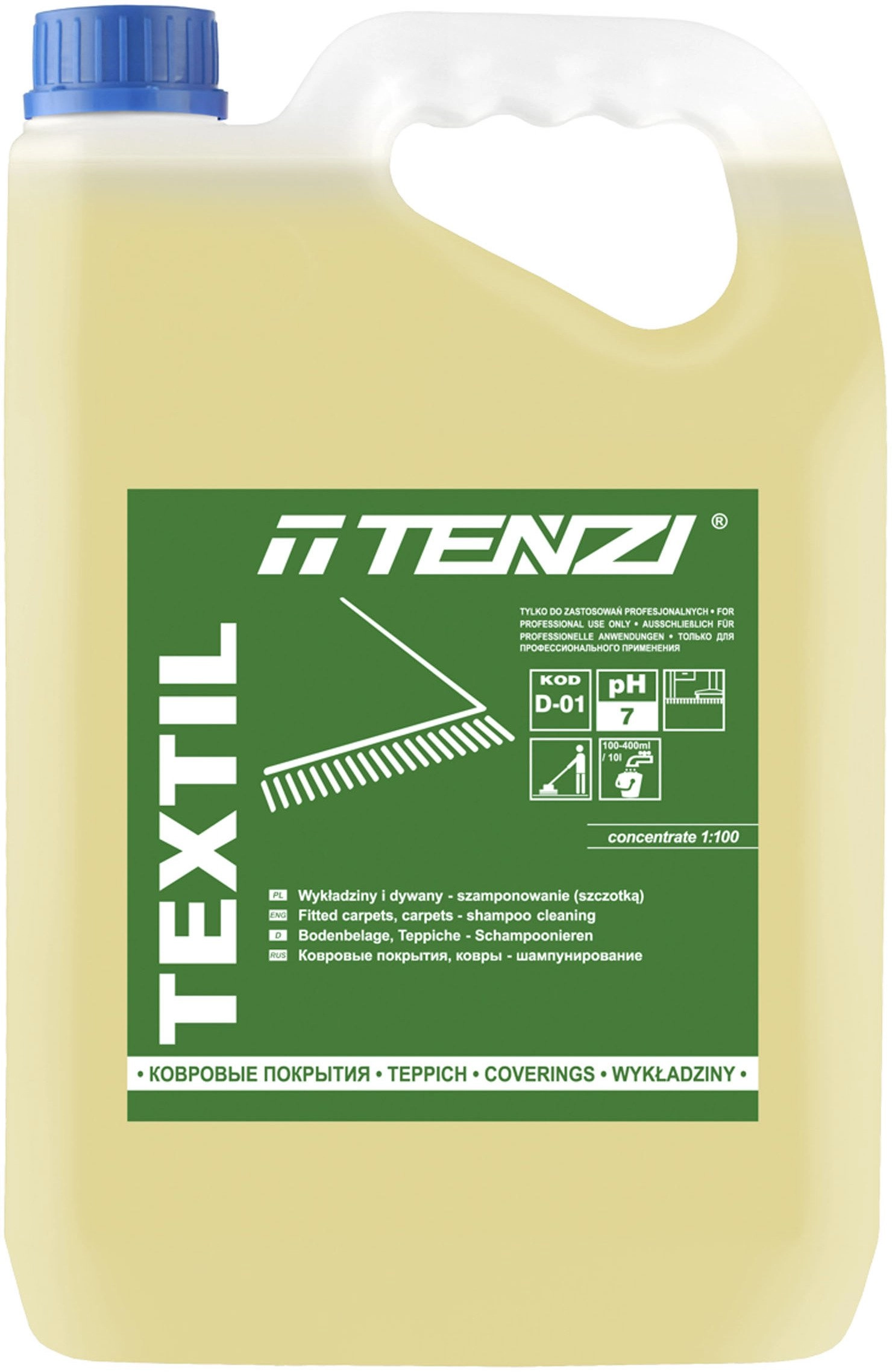 Tenzi Preparation for washing carpets and