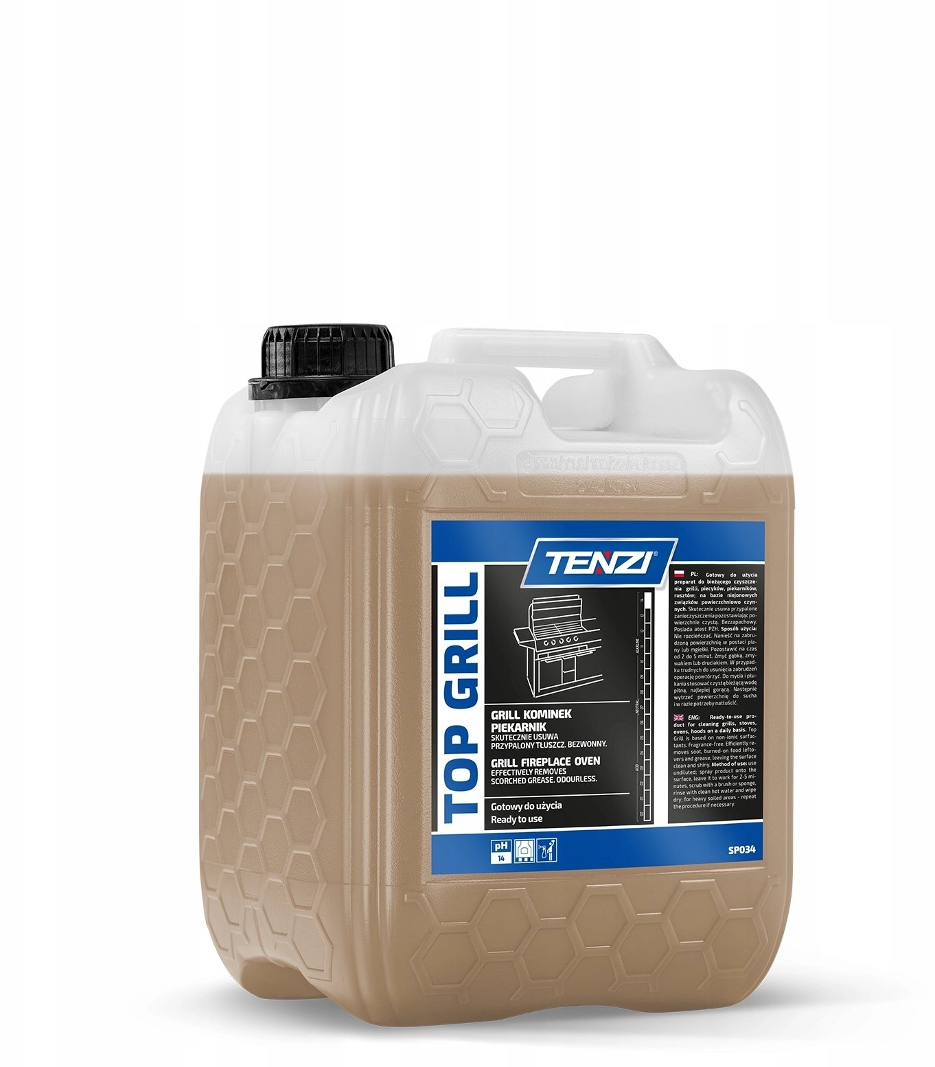 Tenzi Liquid for cleaning burns from
