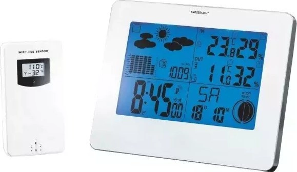ELECTRONIC THERMOMETER OUTDOOR/INDOOR . WEATHER STATION SAFETY
