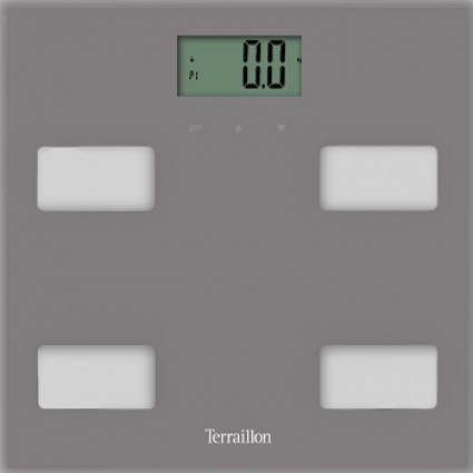 Terraillon Control Fit Square Grey Electronic