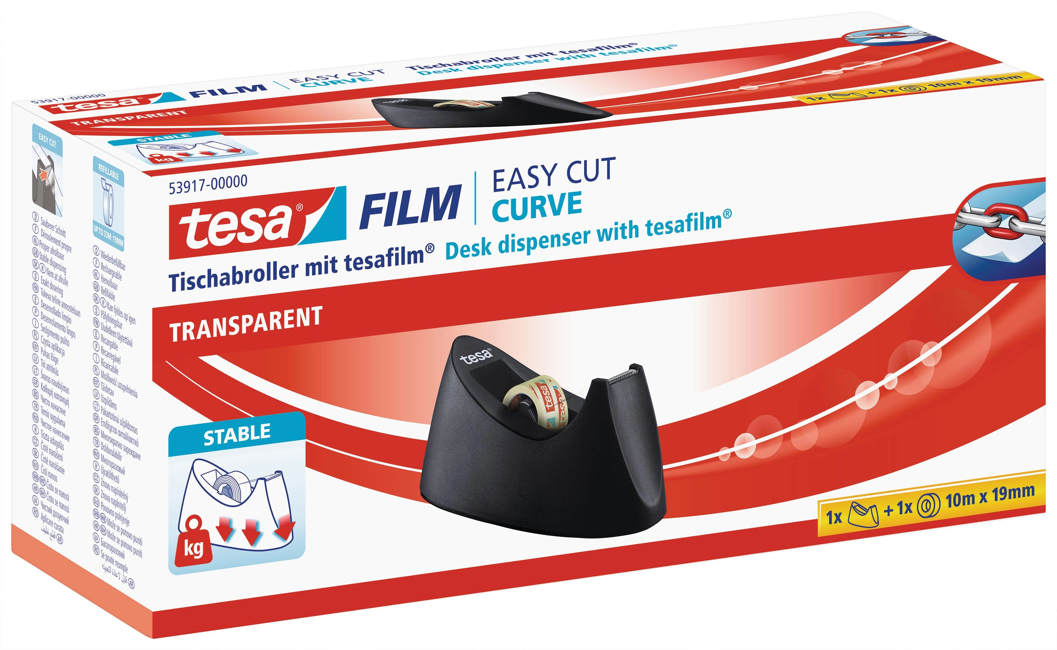 Tesa tesafilm Tischabroller Curve + 1