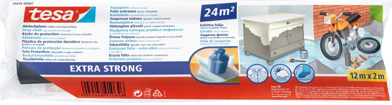 Tesa Abdeckplane Drop Cloth Extra Strong