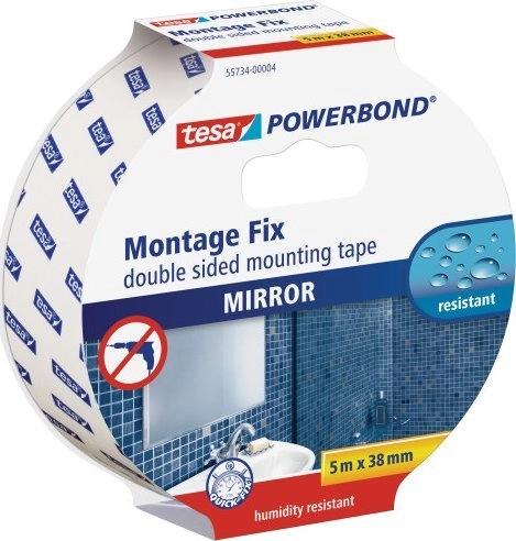 Tesa tesa Powerbond mounting tape mirror