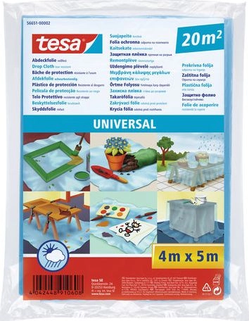 Folia malarska Tesa universal transparent 20