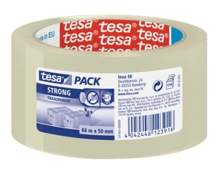 TESA Clear Strong 66 m Transparent