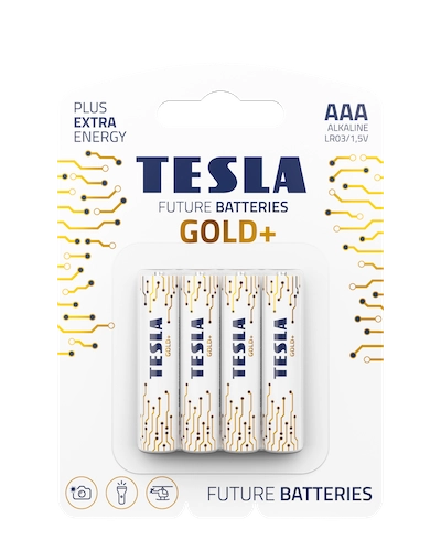 Tesla GOLD+ Single-use battery AAA Alkaline