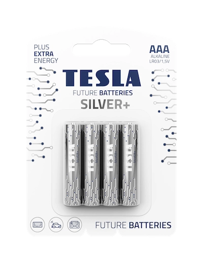 Tesla SILVER+ Single-use battery AAA Alkaline