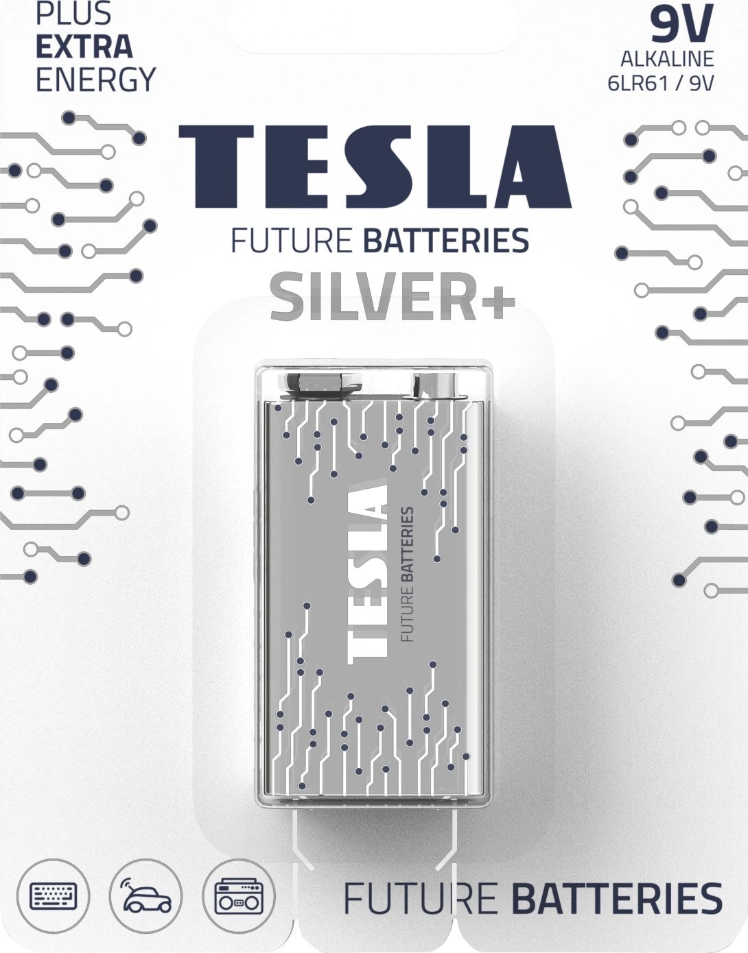 Tesla TESLA SILVER Alkaline battery 9V