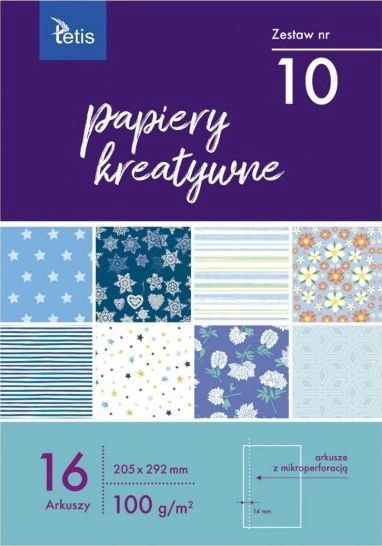 Tetis Creative papers 205x292mm 16 sheets