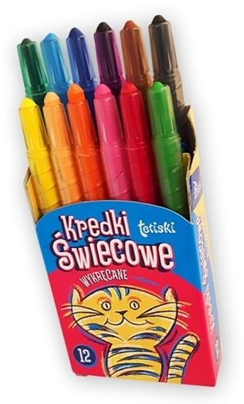Tetis Crayons 12col Tetis candle crayons