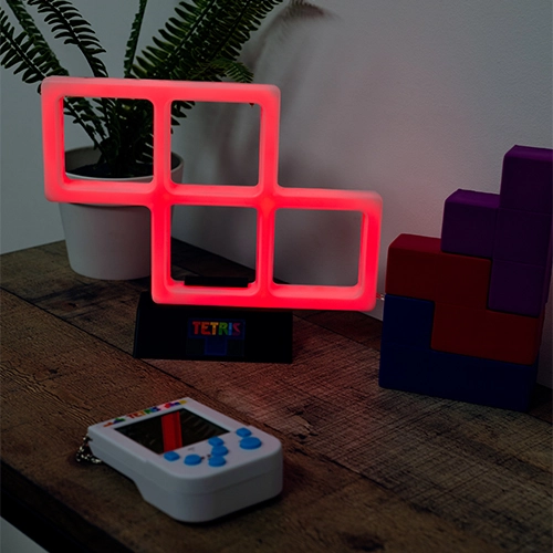 Tetris - Red Neon Light -