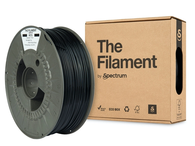 Filaments PET-G midnight black 1kg Spectrum