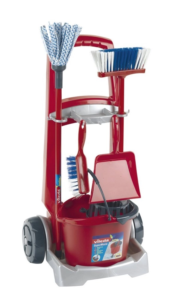 Theo Klein Vileda cleaning trolley 6741