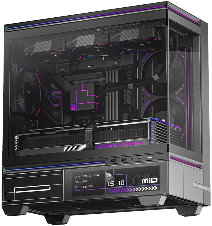Thermalright TL-M10 Vision Computer Case  Black