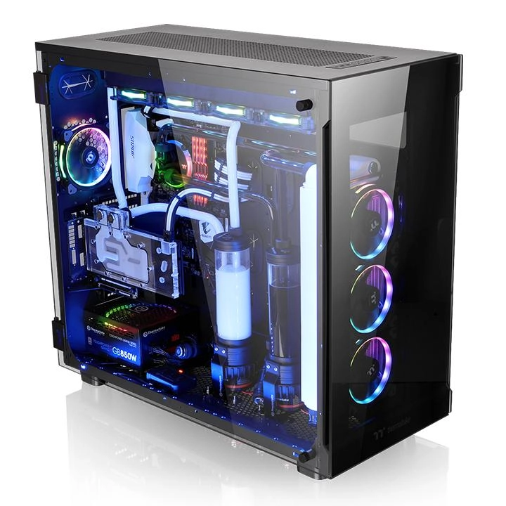 Thermaltake View 91 TG RGB Ultra Tower Melns