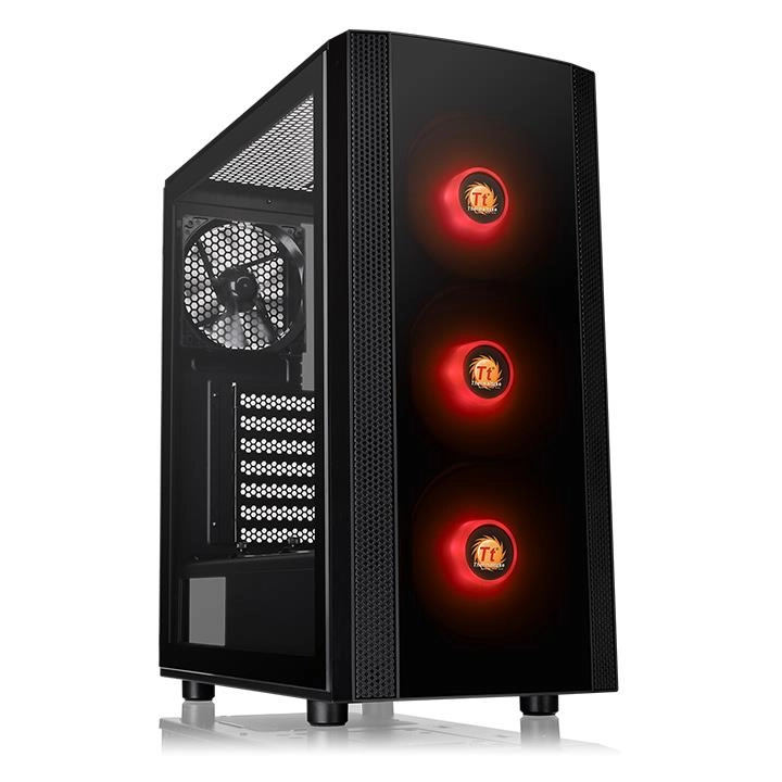Thermaltake Versa J25 TG RGB Midi Tower melns