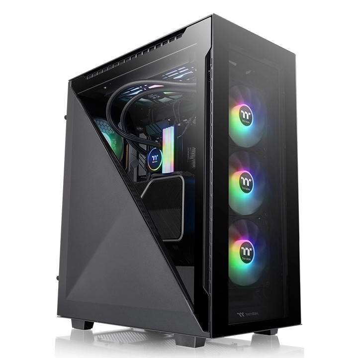 Thermaltake Divider 500 TG ARGB Midi Tower Melns