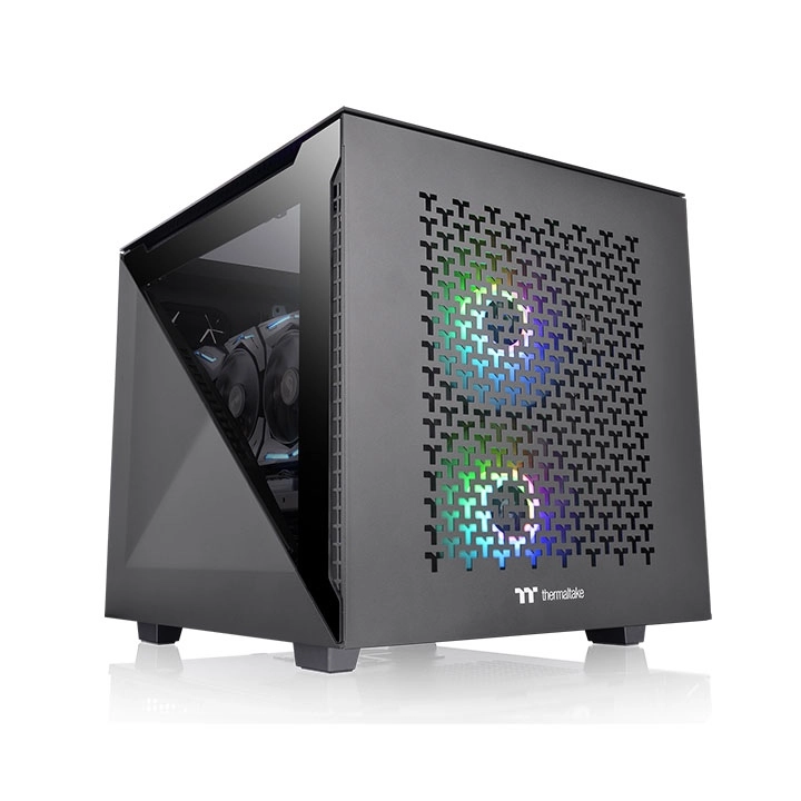 Thermaltake Divider 200 TG Air Micro Micro Tower Melns