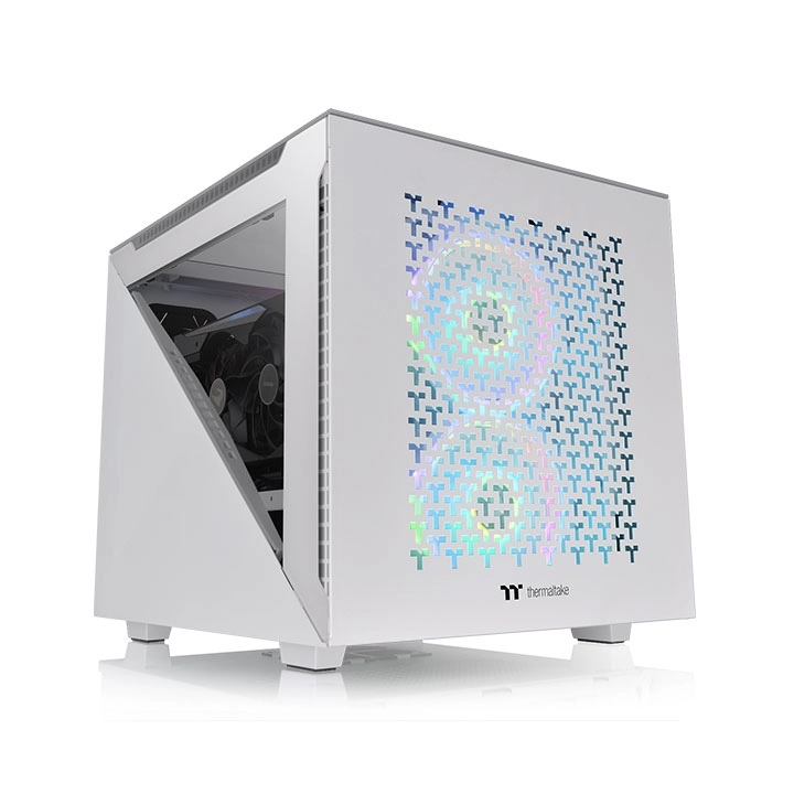 Thermaltake Divider 200 TG Air Snow Micro Micro Tower Balts