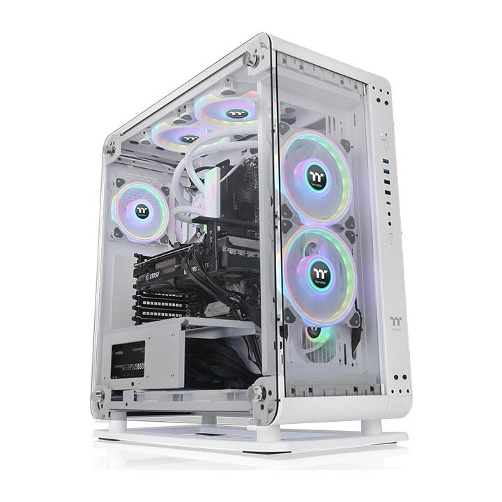 Thermaltake Core P6 rūdīta stikla sniega vidējais tornis Midi tornis balts